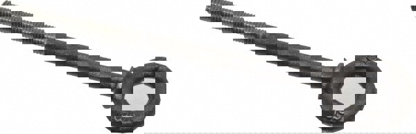 Lifting Eye Bolt: With Shoulder, 1,300 lb Capacity, 3/8 Thread, Grade C-1030/C-1035 Steel